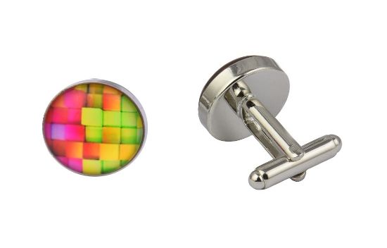 Picture of Abstract Brick Art Cufflinks