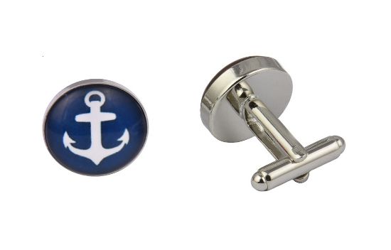 Picture of Anchor and Wheel Cufflinks