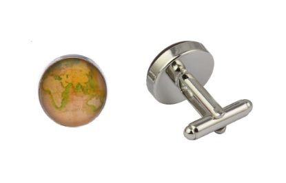 Picture of Antique World Map Cufflinks