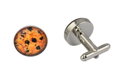 Picture of Chocolate Chip Cookie Cufflinks