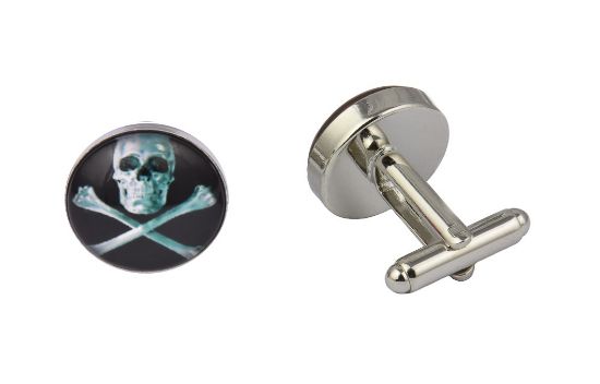 Picture of Skull and Crossbones Cufflinks