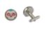 Picture of Pink Diamond Skull Cufflinks