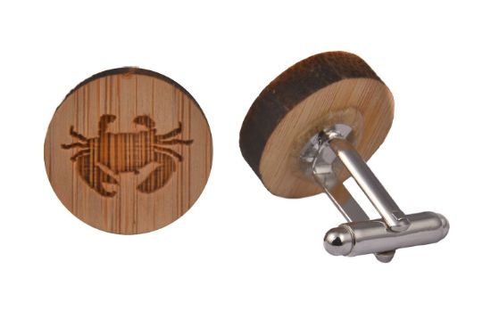 Picture of Wooden Crab Cufflinks