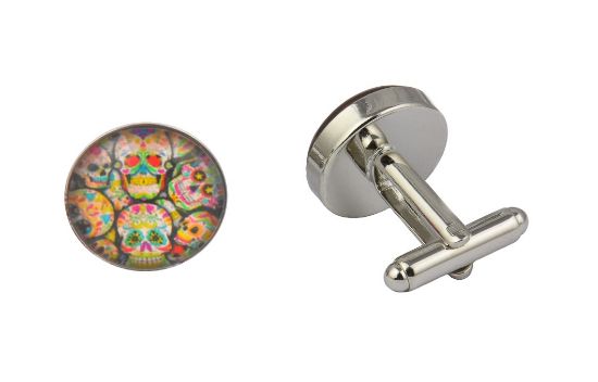 Picture of Skull Collage Cufflinks