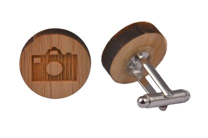 Picture of Wooden Camera Cufflinks