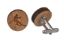 Picture of Wooden Skier Cufflinks